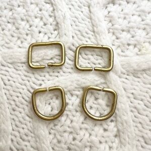 Vintage Coach Hardware Replacement Rings💛 4 Pieces